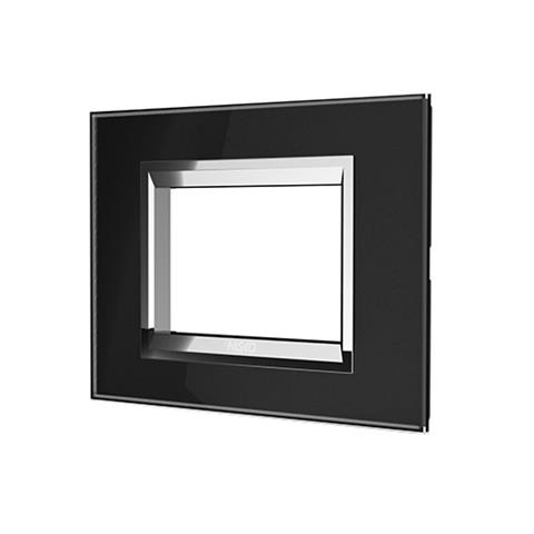 מסגרת FEEL לקופסא מלבנית- זכוכית שחורה מט